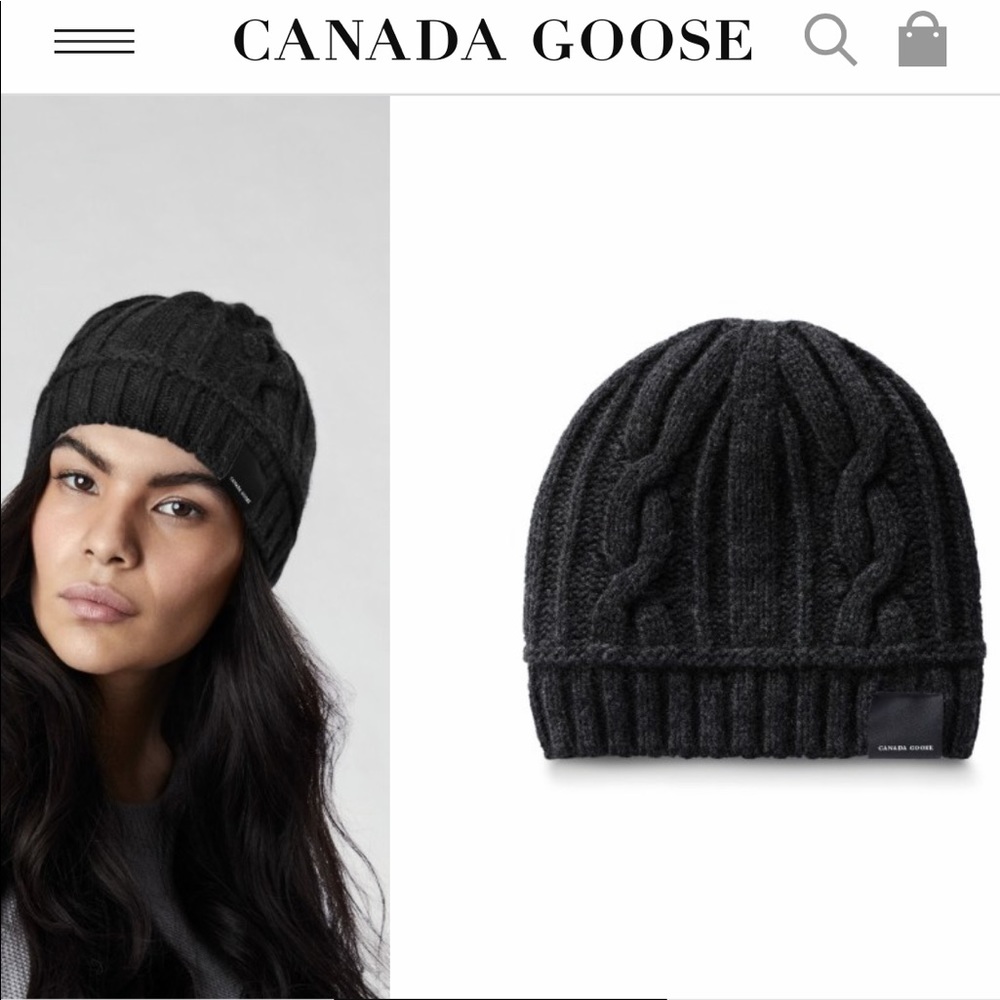 Canada Goose black toque
